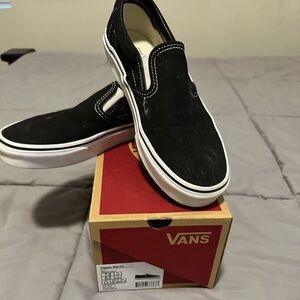 Vans Classic Black Slip-On Sneakers